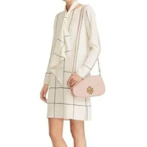 TORY BURCH BRITTEN CROSSBODY CLUTCH BAG Cosmo Pink New With Tag - Picture 12 of 12